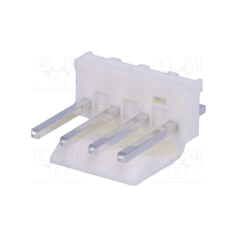 10 pcs : 26604040 - Socket, wire-board, male, KK 396, 3.96mm, PIN: 4, THT, 7A, tinned