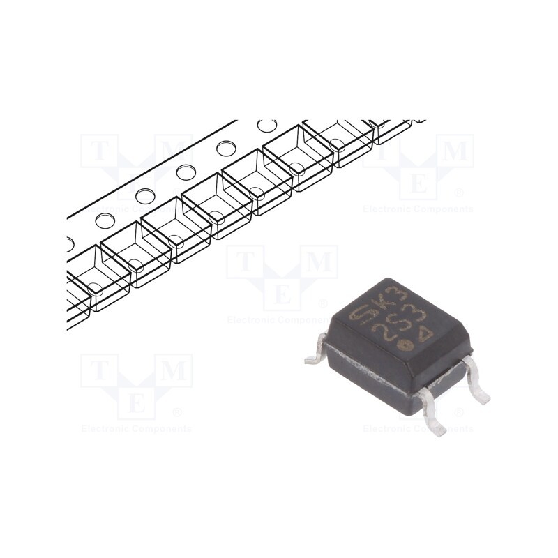 10 pcs : S2S3A00F - Optotriac, 3.75kV, without zero voltage crossing driver, Ch: 1