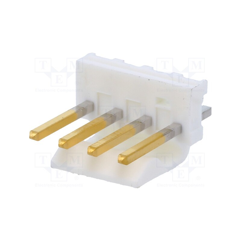 10 pcs : 26614040 - KK 156 Hdr Assy FrLk 04 Ckt 20 Gold