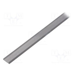 10 pcs : A2050041S - Cover for LED profiles, black, 1m, Kind of shutter: F, push-in