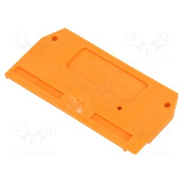 10 pcs : 279-328 - End/partition plate, orange, 279, 2x27x52mm, 279-9