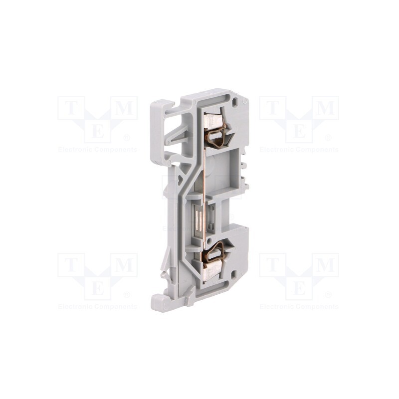 10 pcs : 279-901 - Splice terminal: rail, 0.08÷1.5mm2, ways: 1, terminals: 2, grey