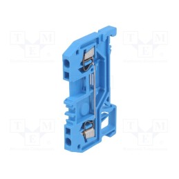 10 pcs : 279-904 - Splice terminal: rail, 0.08÷1.5mm2, ways: 1, terminals: 2, blue