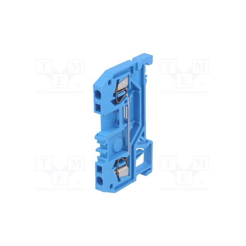 10 pcs : 279-904 - Splice terminal: rail, 0.08÷1.5mm2, ways: 1, terminals: 2, blue