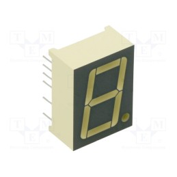 10 pcs : SA08-21SURKWA - Display: LED, 7-segment, 20.32mm, 0.8', No.char: 1, red, 31÷61mcd