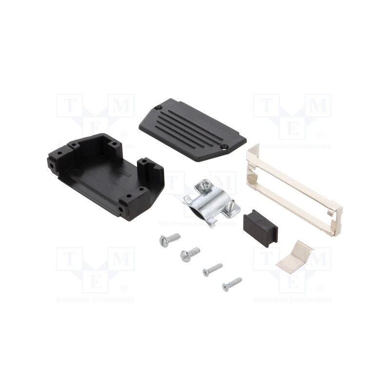 10 pcs : 2801-0101-03 - Enclosure: for D-Sub connectors, D-Sub 25pin,D-Sub HD 44pin