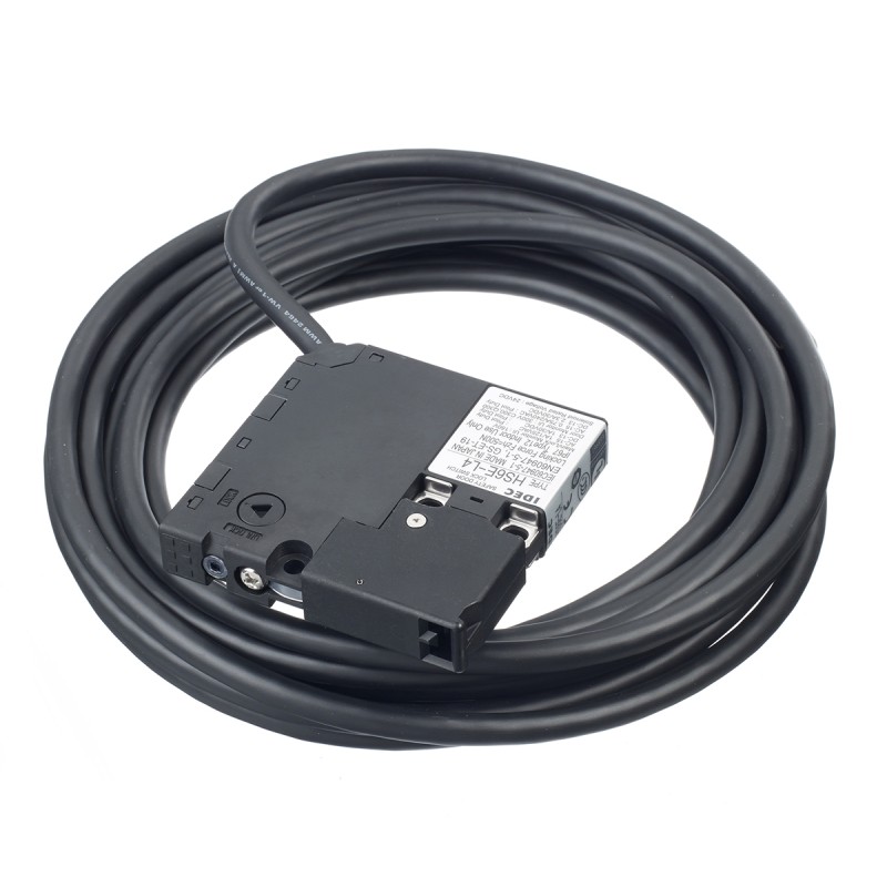 1 pcs - Idec HS6E Safety Interlock Switch, 1NC/1NC + 2NC + 1NO, Keyed, Spring Lock