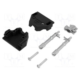 10 pcs : 2801-0102-01 - Enclosure: for D-Sub connectors, D-Sub 15pin,D-Sub HD 15pin