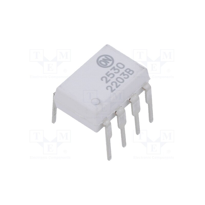 10 pcs : HCPL2530M - Optocoupler, THT, Ch: 2, OUT: transistor, Uinsul: 5kV, 1Mbps, DIP8