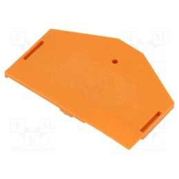 10 pcs : 280-313 - End/partition plate, orange, 280, 2.5x36.5x50.5mm, 280-6