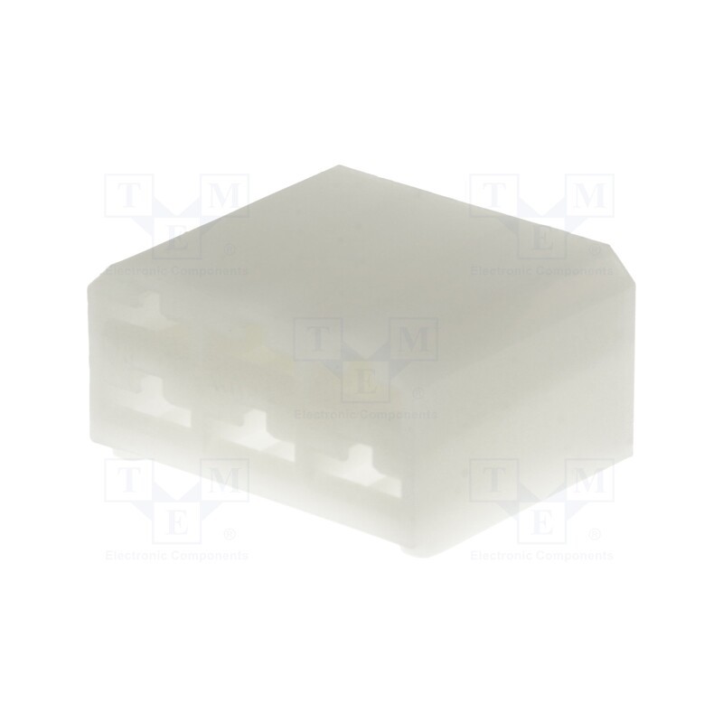 10 pcs : 280314 - Terminals cover, female, ways: 6, natural, FASTIN-FASTON