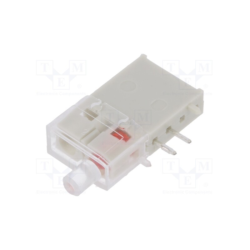 10 pcs : 1301.2043000000001 - LED, in housing, red, 2.9mm, No.of diodes: 1, 20mA, Lens: red, 50°