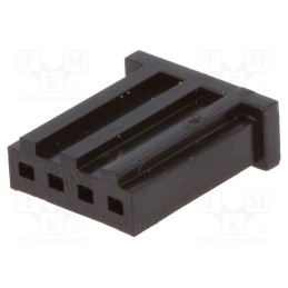 20 pcs : 280359 - Plug, wire-board, female, AMPMODU MOD II, 2.54mm, PIN: 4, for cable