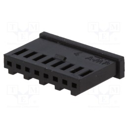 20 pcs : 280361 - Plug, wire-board, female, AMPMODU MOD II, 2.54mm, PIN: 8, for cable