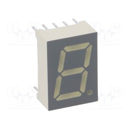 10 pcs : SC52-11GWA - Display: LED, 7-segment, 13.2mm, 0.52', No.char: 1, green, 3÷10.5mcd