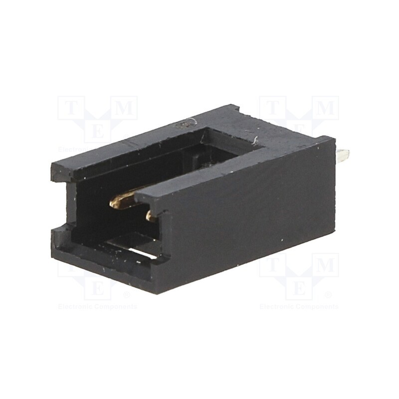 10 pcs : 280370-2 - Socket, wire-board, male, AMPMODU MOD II, 2.54mm, PIN: 2, THT