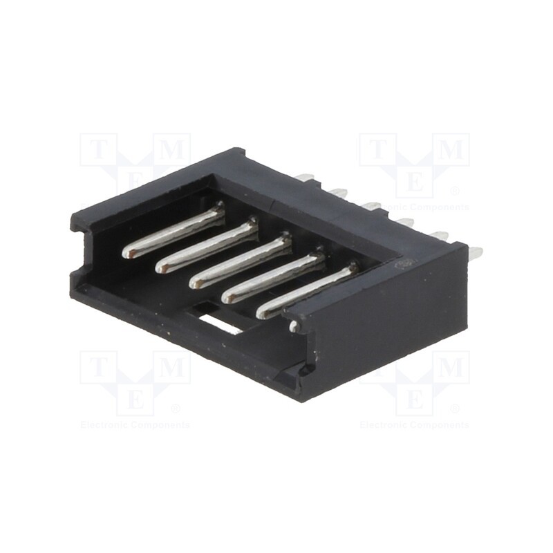 10 pcs : 280372-1 - Socket, wire-board, male, AMPMODU MOD II, 2.54mm, PIN: 6, THT