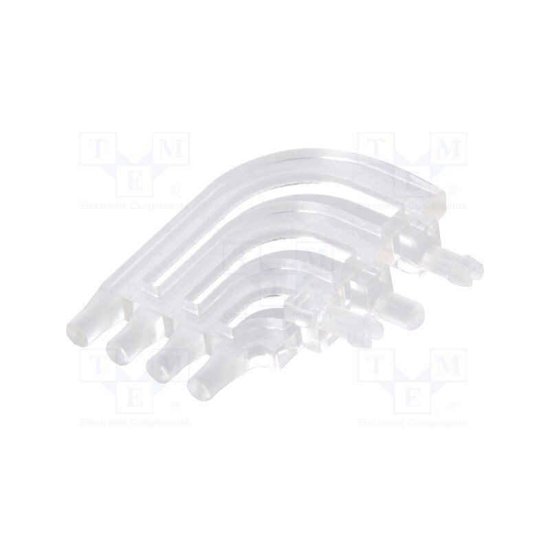 50 pcs : FIX-LPED4-1V0 - Fiber for LED, round, Ø1.5mm, No.of mod: 4, Front: flat, UL94V-0