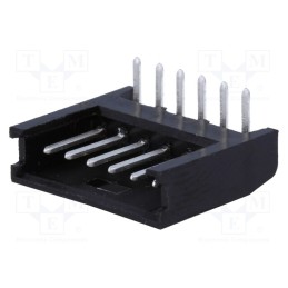 10 pcs : 280379-1 - Socket, wire-board, male, AMPMODU MOD II, 2.54mm, PIN: 6, THT