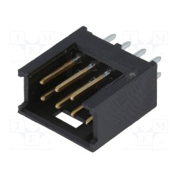 10 pcs : 280384-2 - Socket, wire-board, male, AMPMODU MOD II, 2.54mm, PIN: 8, THT