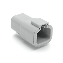 2 pcs - Amphenol Industrial, ATP Automotive Connector Socket 4 Way, Crimp Termination