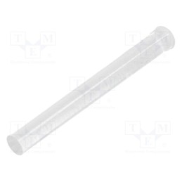 10 pcs : PLP2-1000 - Fiber for LED, round, Ø3mm, Front: convex, straight