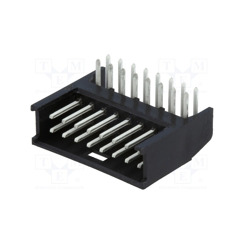 10 pcs : 280390-1 - Socket, wire-board, male, AMPMODU MOD II, 2.54mm, PIN: 16, THT