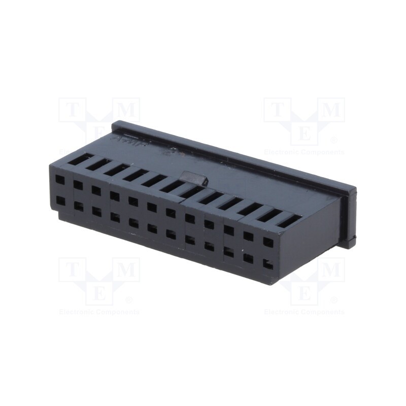10 pcs : 280515 - Plug, wire-board, female, AMPMODU MOD II, 2.54mm, PIN: 24