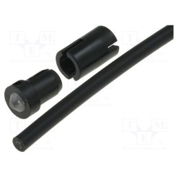 10 pcs : 1298.1001000000001 - Fiber for LED, round, Ø: 1mm, flexible