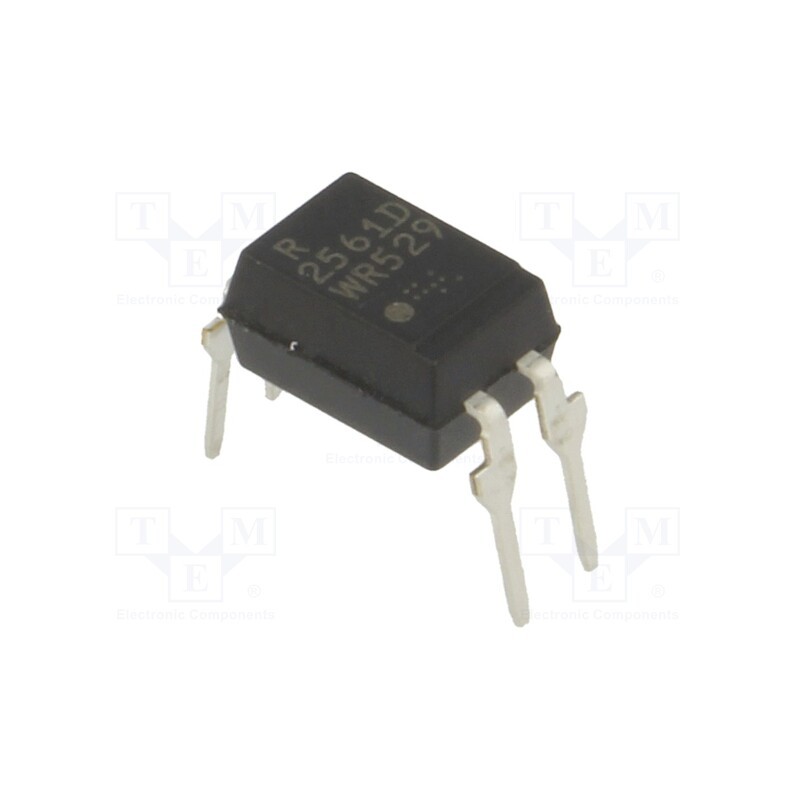 10 pcs : PS2561D-1Y-A - Optocoupler, THT, Ch: 1, OUT: transistor, Uinsul: 5kV, Uce: 80V, DIP4