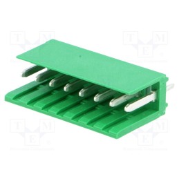 10 pcs : 280612-1 - Socket, wire-board, male, AMPMODU MOD I, 3.96mm, PIN: 8, THT, tinned