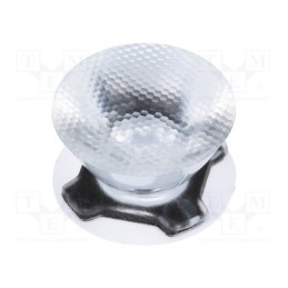10 pcs : CA12242_HEIDI-SS - LED lens, round, transparent, 14÷18°, Mounting: adhesive tape