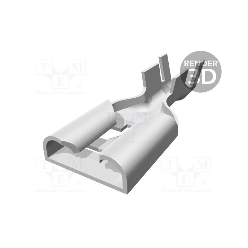 10 pcs : 280756-4 - Terminal: flat, 9.5mm, 1.2mm, female, 3÷6mm2, crimped, for cable