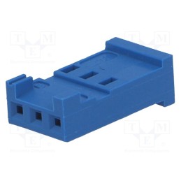 20 pcs : 281838-3 - Plug, wire-board, female, HE14, 2.54mm, PIN: 3, w/o contacts