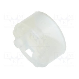 50 pcs : 8GE04V80380 - Spacer sleeve, LED, Øout: 5.1mm, ØLED: 5mm, L: 3.1mm, natural