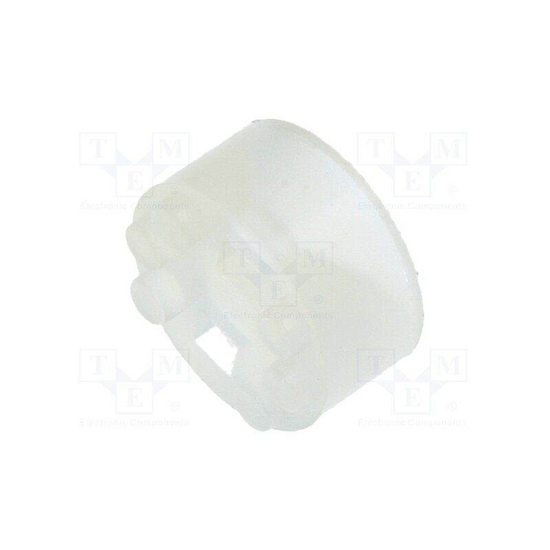 50 pcs : 8GE04V80380 - Spacer sleeve, LED, Øout: 5.1mm, ØLED: 5mm, L: 3.1mm, natural