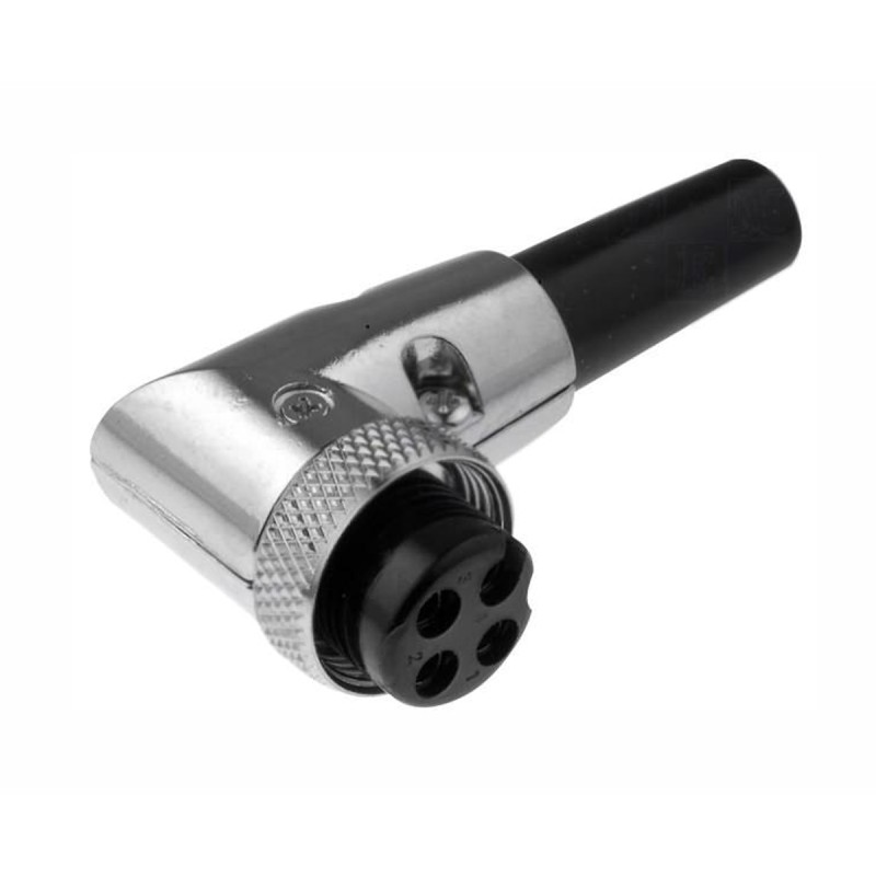 1 pcs - RS PRO Circular Connector, 4 Contacts, Cable Mount, Miniature Connector, Plug, Female