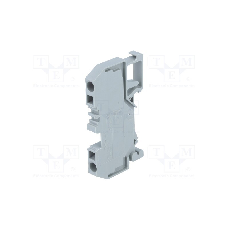 10 pcs : 281-901 - Splice terminal: rail, 0.08÷4mm2, ways: 1, terminals: 2, grey, 281