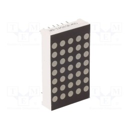 10 pcs : OSK351541-BR - Display: LED, matrix, 5x7, red, 20mcd, anode, 39.1x22.8x8mm