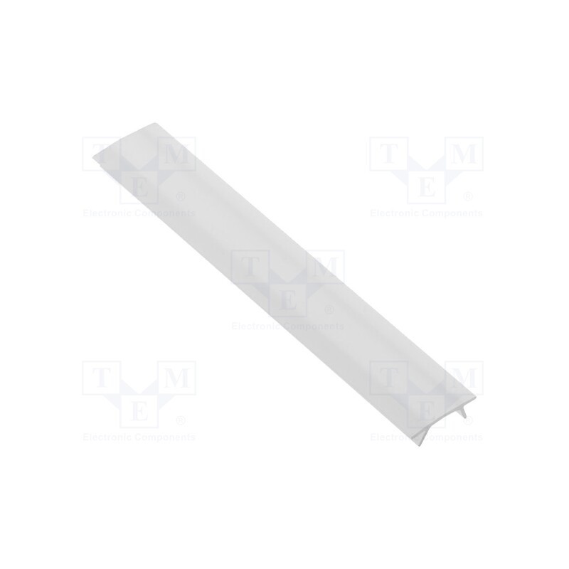 10 pcs : PA-OSMLGLAXM1M-00 - Cover for LED profiles, white, 1m