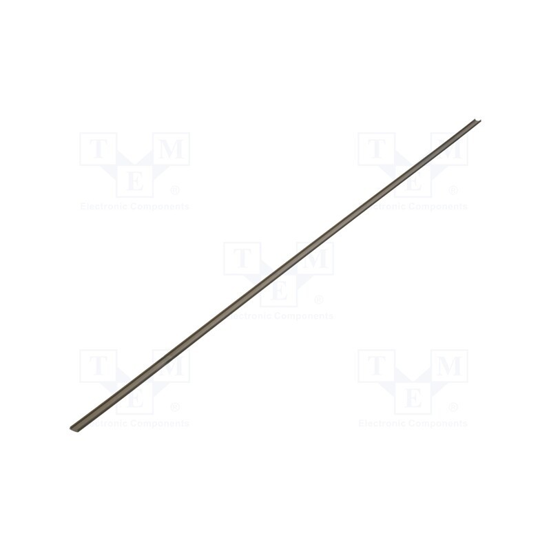 10 pcs : PA-OSCLGLAX1M-00 - Cover for LED profiles, black, 1m