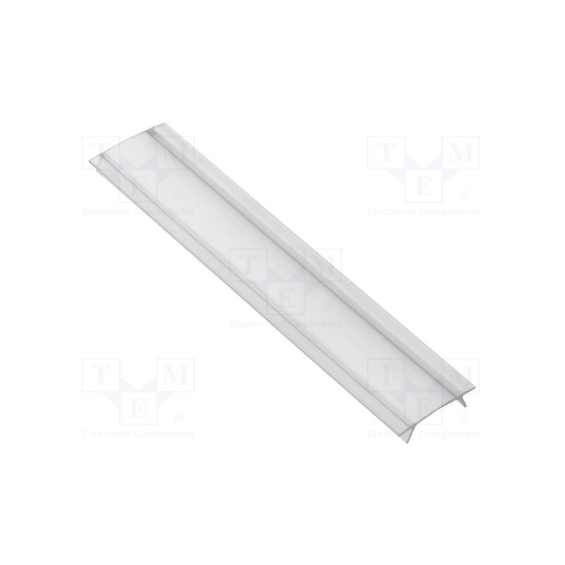 10 pcs : PA-OSTRGLAX1M-00 - Cover for LED profiles, transparent, 1m