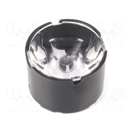 10 pcs : CA14505_G2-LXP2-RS2-P - LED lens, round, plexiglass PMMA, transparent, 6÷12°, H: 14.7mm