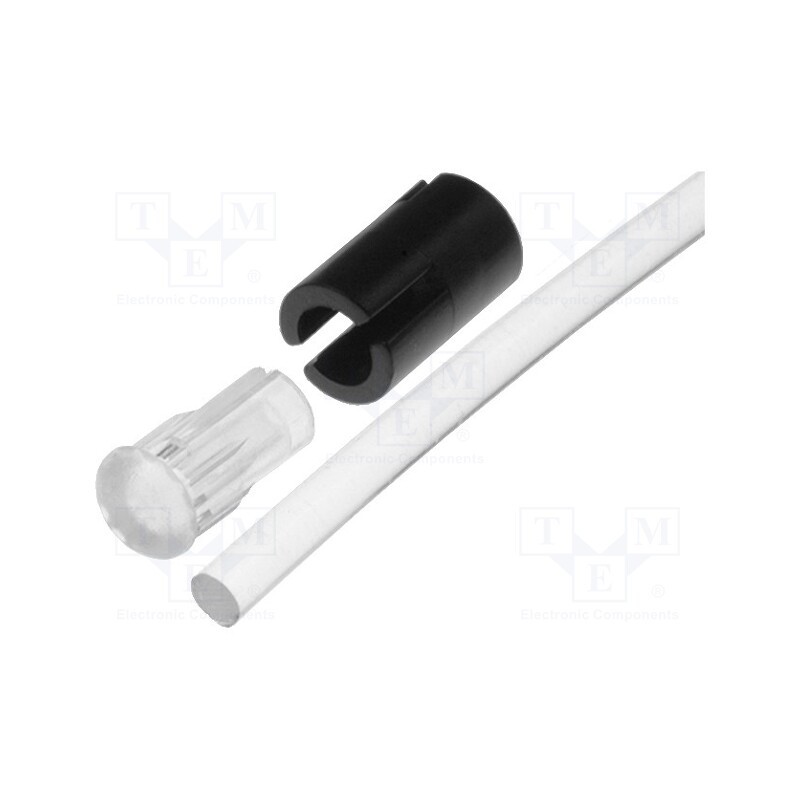 10 pcs : 1298.2001 - Fiber for LED, round, Ø: 2mm, flexible