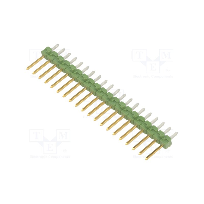 10 pcs : 2-825433-0 - Pin header, pin strips, AMPMODU MOD II, male, PIN: 20, straight