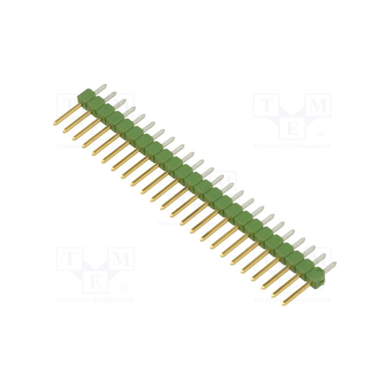 10 pcs : 2-826629-4 - Pin header, pin strips, AMPMODU MOD II, male, PIN: 24, straight
