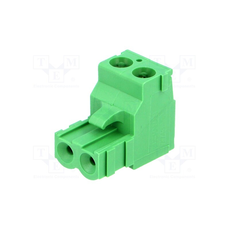 10 pcs : 282807-2 - Pluggable terminal block, Contacts ph: 5.08mm, ways: 2, straight
