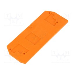 10 pcs : 283-328 - End/partition plate, orange, 283, 283-9