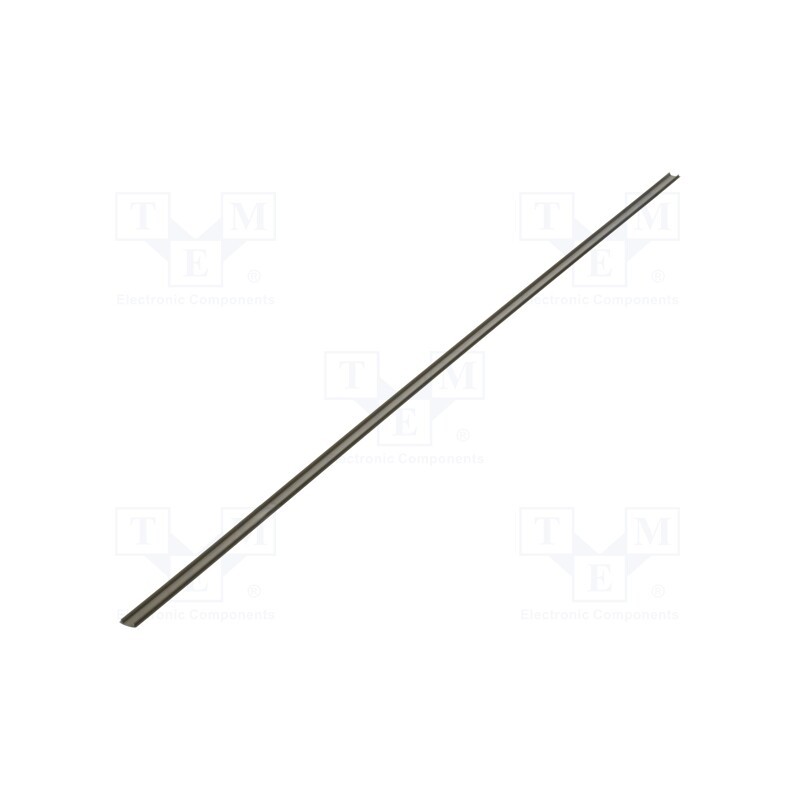 10 pcs : PA-OSCLGLAX1-00 - Cover for LED profiles, black, 1m