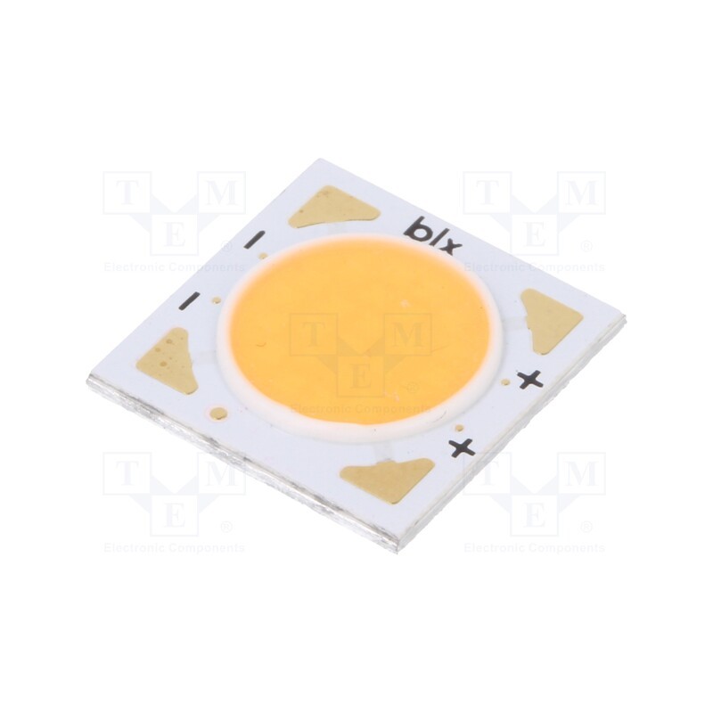 10 pcs : BXRE-30G0800-D-83 - Power LED, COB, 120°, 300mA, P: 5W, 727lm, 12.5x12.5x1.65mm, 144lm/W